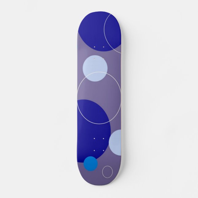 Skateboard Tableau de bord des cercles rétro (Recto)