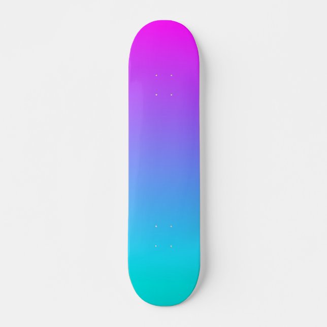 Skateboard Tableau de bord des couleurs Abstraites (Devant)
