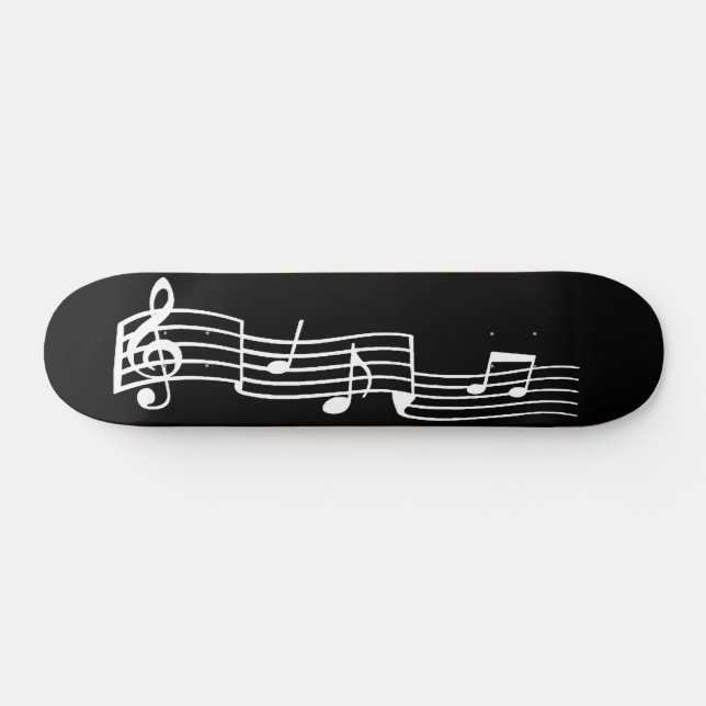 Skateboard Tableau de bord des notes musicales (Horz)