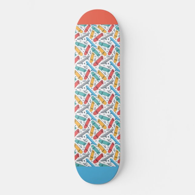 Skateboard Tableau de bord du Doodle RVB (Recto)