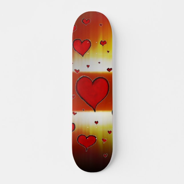 Skateboard Tableau de bord du groupe Hearts (Devant)