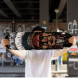Skateboard Tableau de bord en chef des Indiens | Plateau de p<br><div class="desc">Ride en style avec notre pont de skateboard en chef indien, avec un design saisissant d'inspiration tribale d'un puissant chef indien. Associant audacieux art et construction durable, ce pont est parfait pour les patineurs qui veulent se démarquer au parc ou dans la rue. Qu'il s'agisse de tours, de croisière ou...</div>
