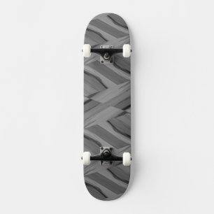 Skateboard Tableau de bord Motif en marbre gris complexe