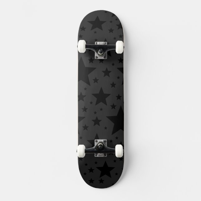 Skateboard Tableau de bord noir Starr (Recto)
