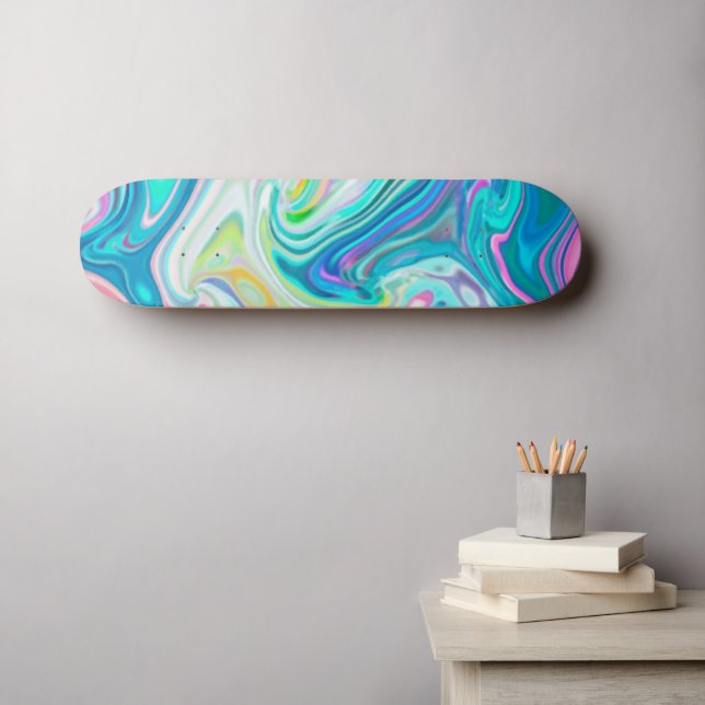 Skateboard Tableau de bord numérique G597 Abstrait (Art mural (Horz))