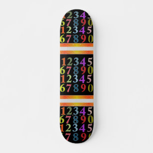 Skateboard Tableau de bord Numéros