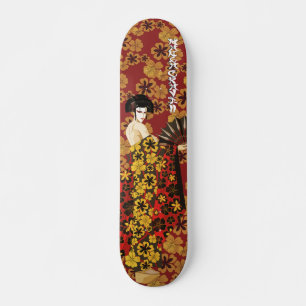 Skateboard Tableau de bord ombragéMasters_Geisha_red