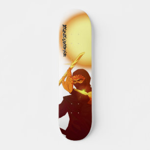 Skateboard Tableau de bord OmbréMasters_Ninja_sunrise_1_white