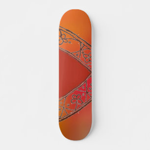 Skateboard Tableau de bord Orange V