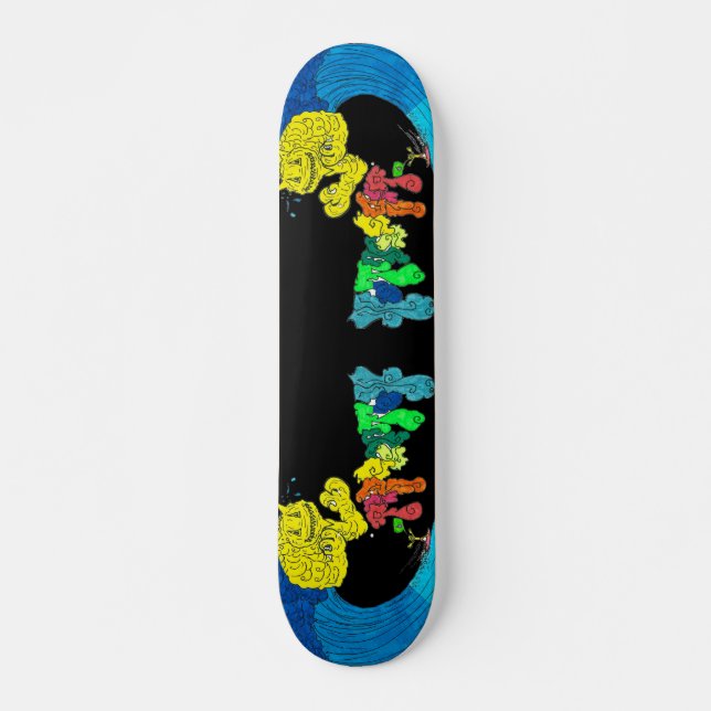 Skateboard Tableau de bord PercentumSurf (Devant)