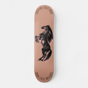 Skateboard Tableau de bord personnalisé avec cheval