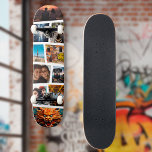 Skateboard Tableau de bord personnalisé du collage photo pers<br><div class="desc">collage photo irrégulier cool sur skateboard. Il vous suffit de télécharger vos 10 Photos préférées et de créer une carte unique en quelques minutes.</div>