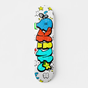 Skateboard Tableau de bord personnalisé Niko Graffiti