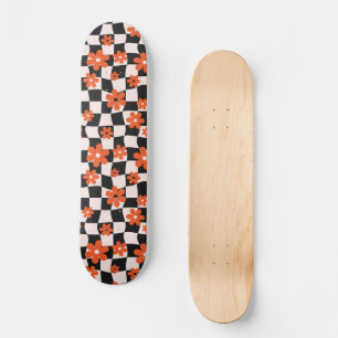 Skateboard Tableau de contrôle floral de marguerite super, an