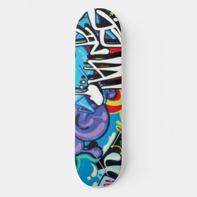 Skateboard tableau de graffitis (Recto)