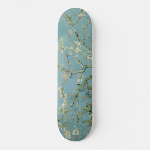 Skateboard Tableau des fleurs d'amandes de Van Gogh