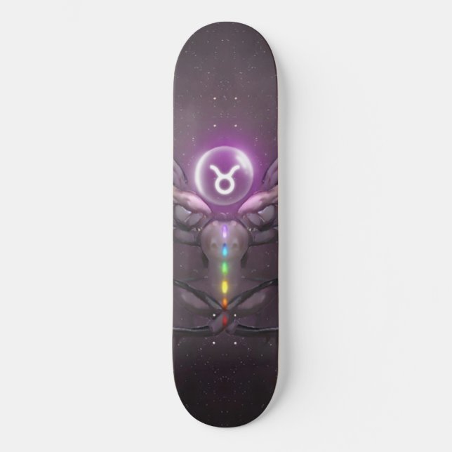 Skateboard Tableau des symboles Horoscope Taurus (Recto)