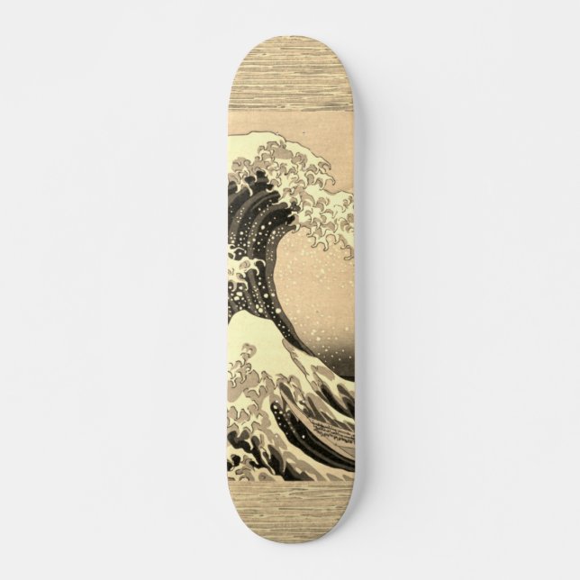 Skateboard Tableau Japonais vintage De Grande Vague Skateboar (Devant)