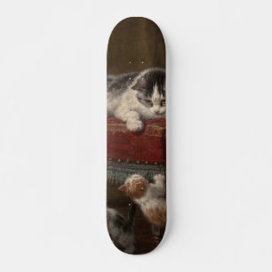 Skateboard Tableaux De Chats Et De Chatons