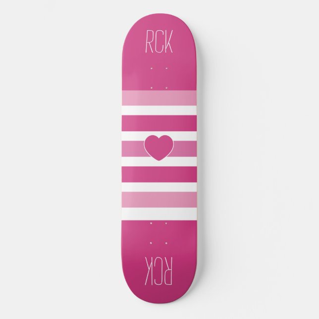 Skateboard Tableaux monogrammes personnalisés Motifs (Recto)