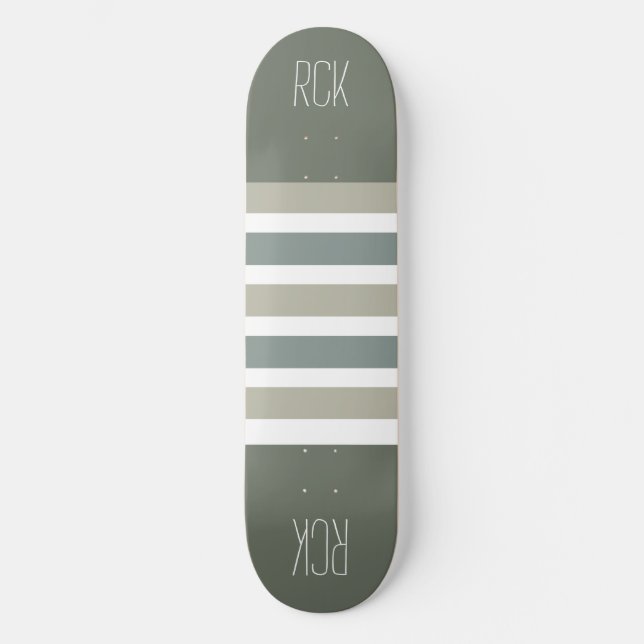 Skateboard Tableaux monogrammes personnalisés Motifs (Recto)