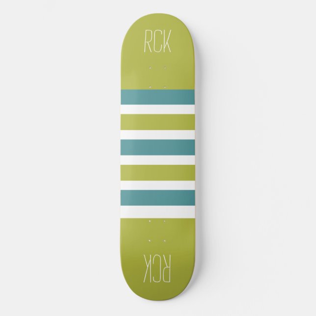 Skateboard Tableaux monogrammes personnalisés Motifs (Recto)