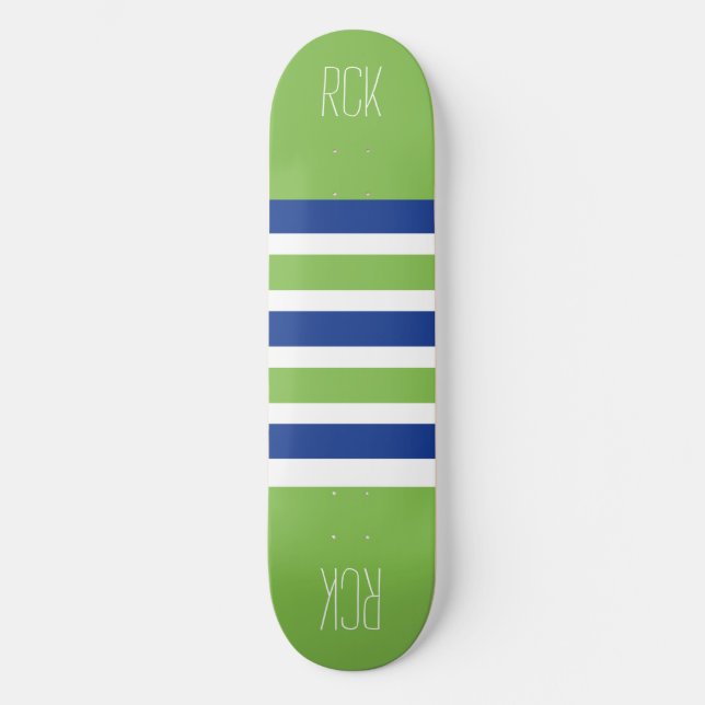 Skateboard Tableaux monogrammes personnalisés Motifs (Recto)