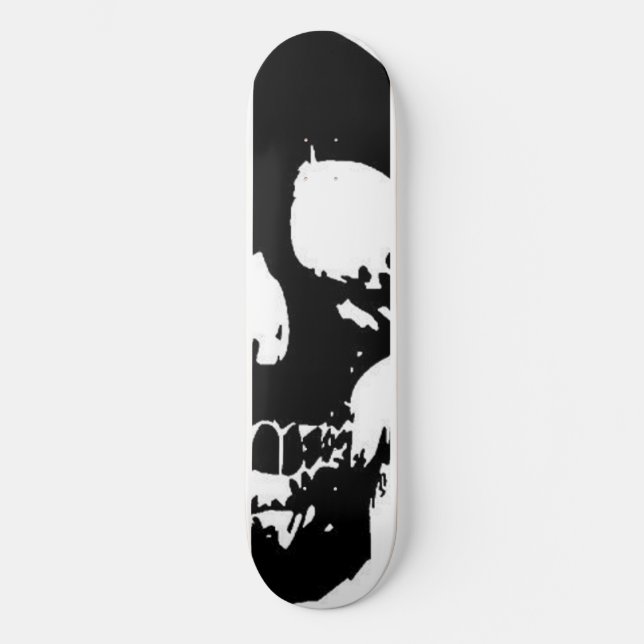 Skateboard tablette de crâne (Recto)