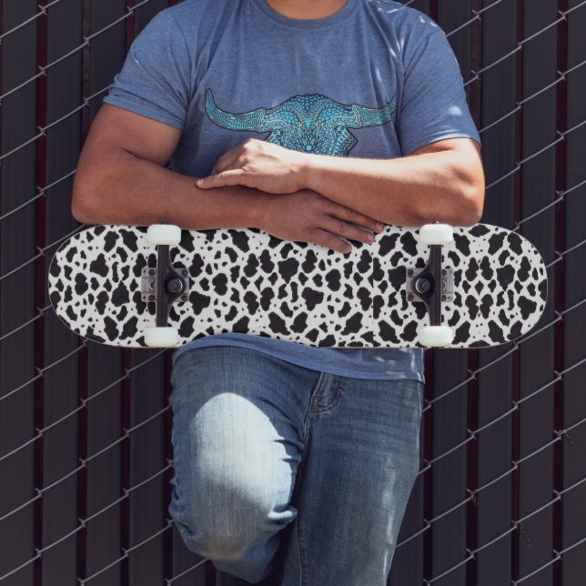 Skateboard Taches de vache (Extérieur 3)