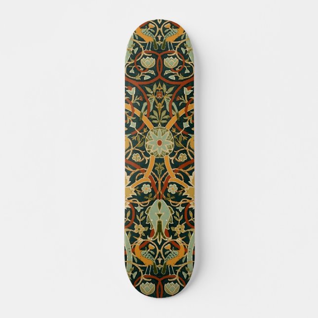 Skateboard Tapis Oriental Persan Art William Morris (Devant)