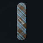 Skateboard Tartan Clan Anderson Checkered Plaid<br><div class="desc">Level up your tartan game with this Anderson Clan Scottish print Tartan skateboard that's perfect for warmer months while you practice your skill at jumping over objects TIP: Celebrate all things tartan Clan Anderson and combine this with our matching Coffee Mug, Kitchen Towel, Water bottle, or iPhone case, available in...</div>