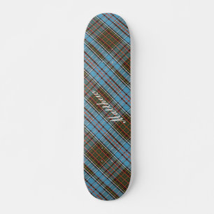 Skateboard Tartan Clan Anderson Checkered Plaid