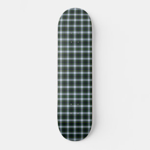 Skateboard Tartan Clan Gordon Plaid Purple Green À damiers