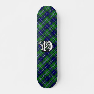 Skateboard Tartan Extrême Clan Douglas Monogramme