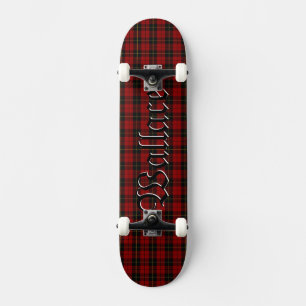 Skateboard Tartan Wallace Clan Écossais Plaid
