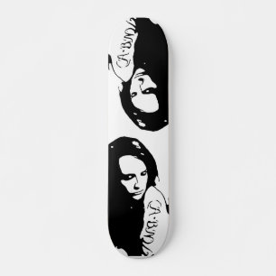 Skateboard Tattooed girl