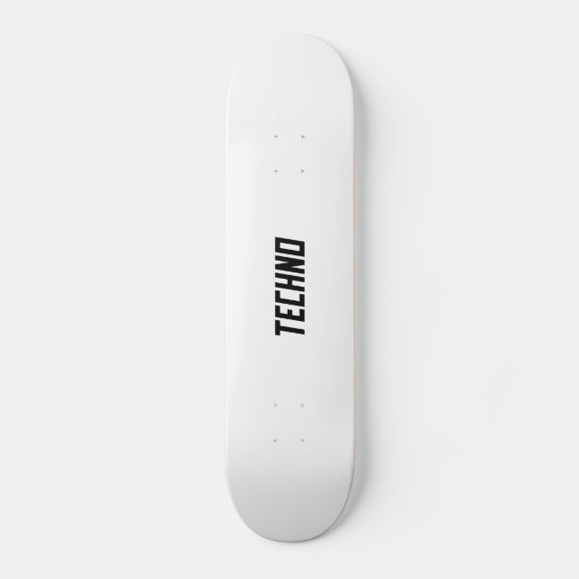 Skateboard TECHNO Music (Recto)