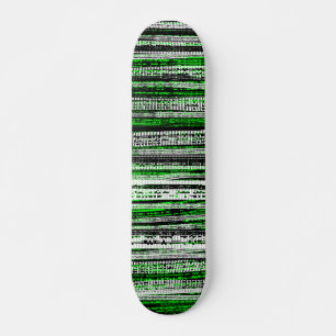 Skateboard Technologie Decay - Noir et blanc sur vert