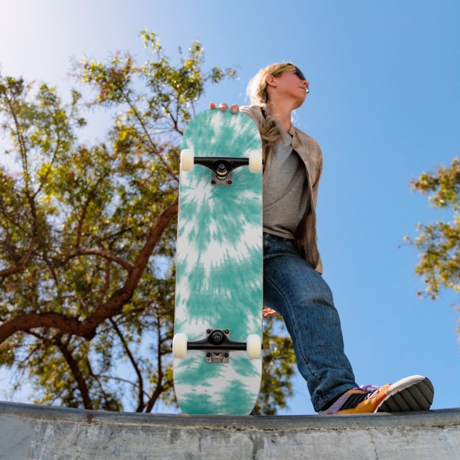 Skateboard Teinture Tie Dye (Extérieur 1)