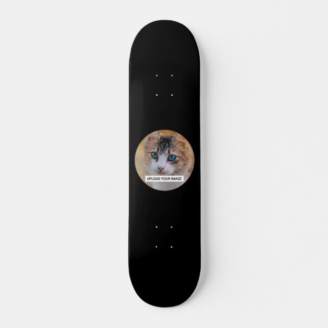 Skateboard Téléchargez votre photo Cute Cat (Devant)