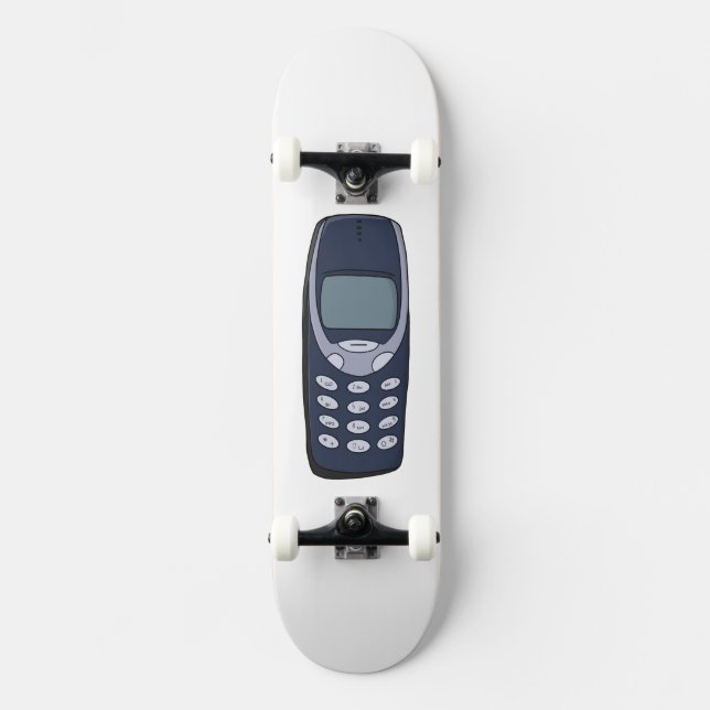 Skateboard Téléphone cellulaire vintage (Recto)