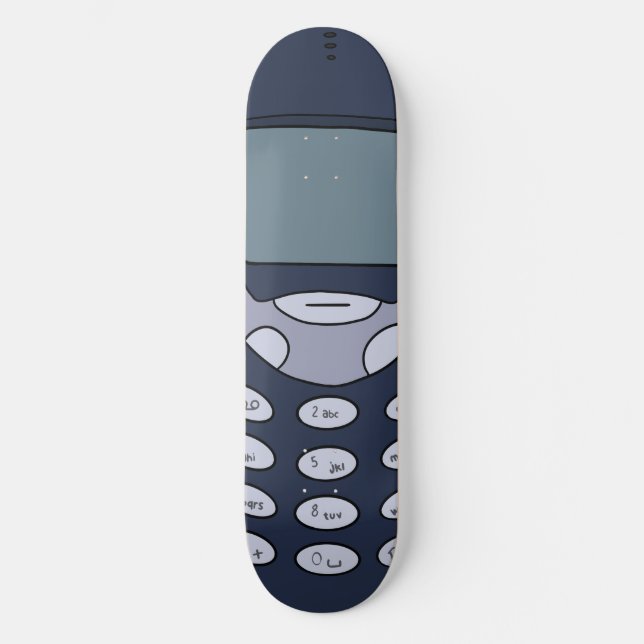 Skateboard Téléphone cellulaire vintage (Recto)