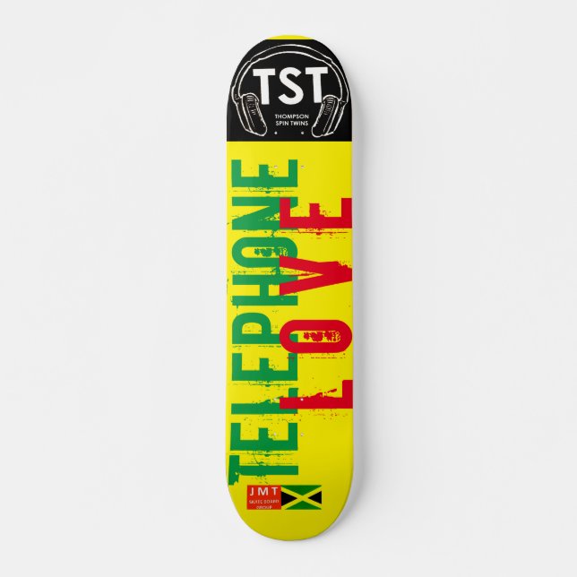 Skateboard TÉLÉPHONE LOVE Skateboard, pont 7 ¾" (Devant)