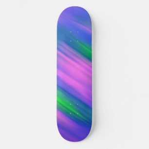 Skateboard Tendance Neon Bright bleu vert rose Abstrait