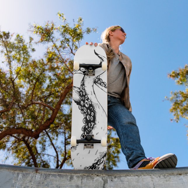 Skateboard tentacules de pieuvre planche à roulettes (Extérieur 1)