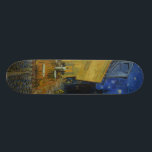 Skateboard Terrasse Café Van Gogh La Nuit<br><div class="desc">Café Terrasse Le soir par Vincent Van Gogh.</div>