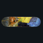 Skateboard Terrasse de café la nuit par Vincent van Gogh 1888<br><div class="desc">Au meilleur de ma connaissance ces images sont dans le public domain et considéré d'être libres pour employer sans restriction aux USA. 
 Veuillez me contacter si vous découvrez que quelconque d'entre ces images ne sont pas dans le public domain.</div>