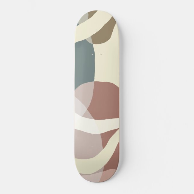 Skateboard Terre Abstraite (Recto)
