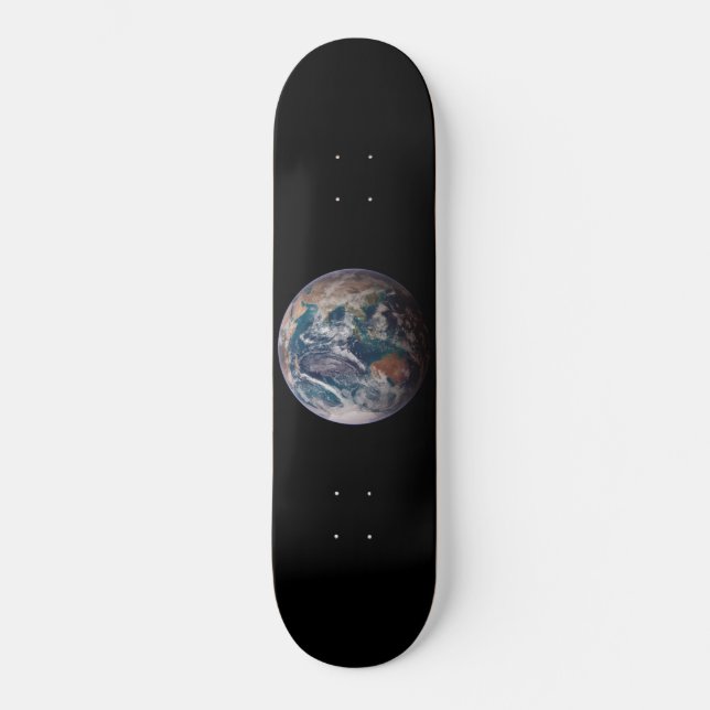 Skateboard Terre de marbre bleu (hémisphère oriental) (Recto)