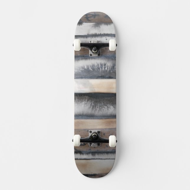 Skateboard Terre et fumée I (Recto)